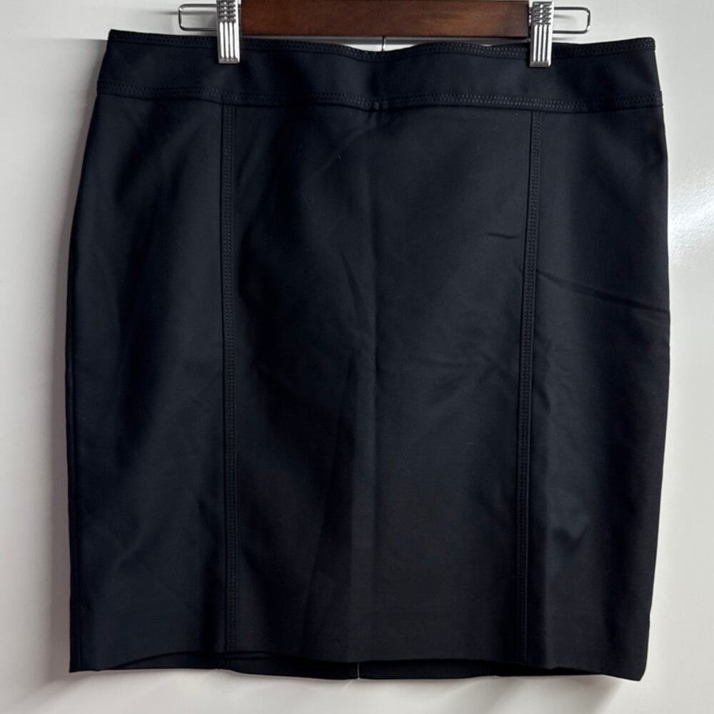 White House Black Market Classic Black‎ A-Line Pencil Skirt Size 12 Workwear NEW